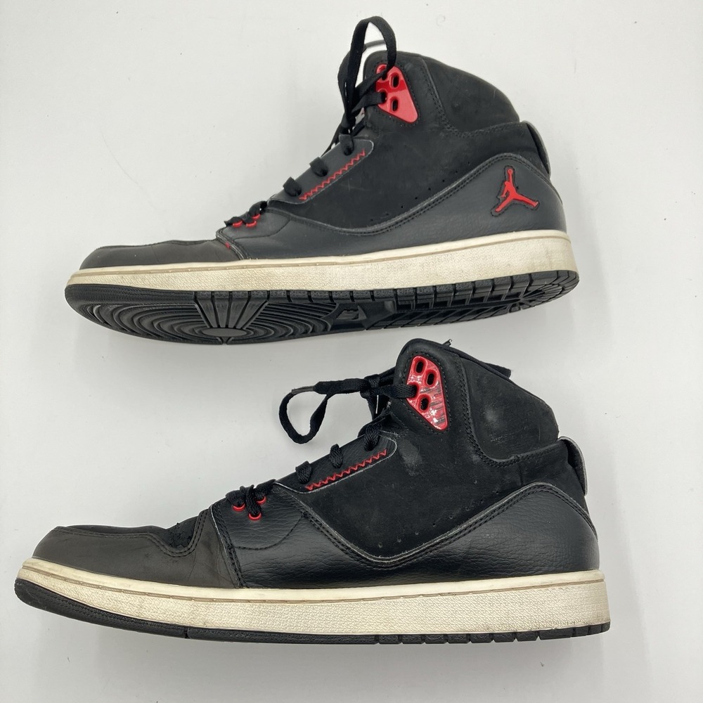 Nike Air Jordan 1 Flight 2 Prem Men's Size 12 Black Sports Red White 640603-001 - Picture 3 of 11